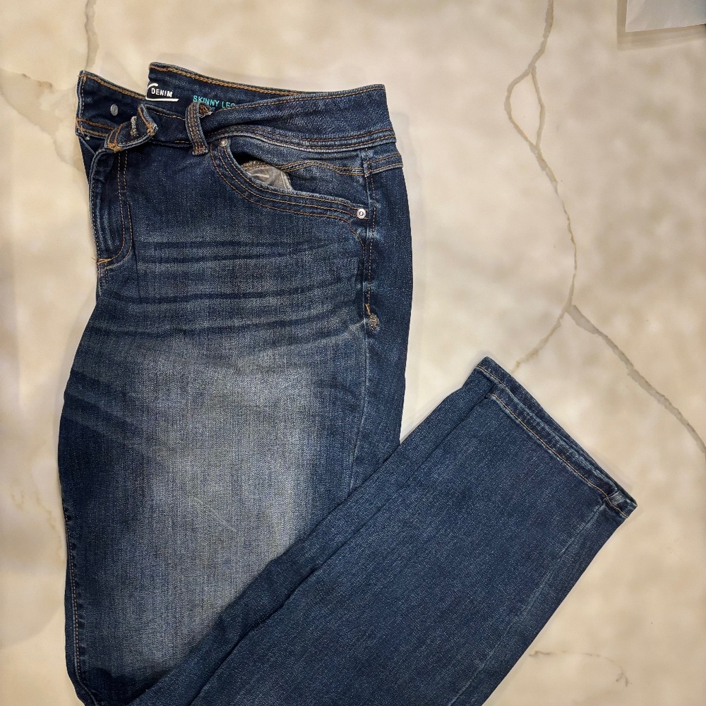 Inc Denim Skinny Leg Curvy Fit Size 14L Jeans